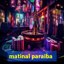 matinal paraiba